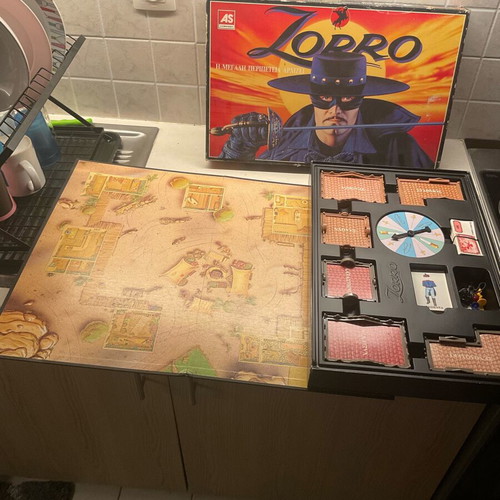 Zorro board game used AS 1990