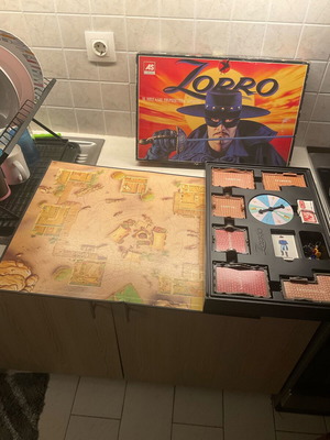 Zorro board game used AS 1990