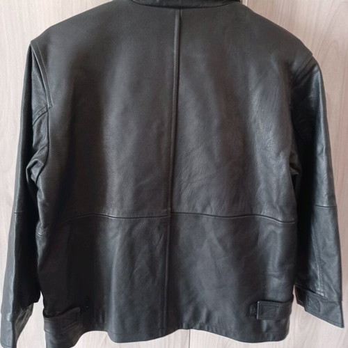 Leather jacket Nappa new, boys' 8 years, black