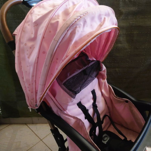 Chipolino April Rose Water baby stroller used, pink with gold details
