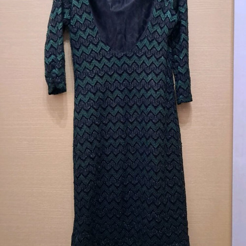 Lace dress off-shoulder tight cypress-black medium like new