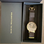 Daniel Wellington women's watch black and gold like new
