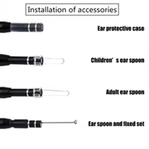 Visual Earpick 3 in 1 new, otoscope compatible with type C and Android