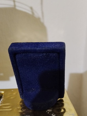 Small silver-plated frame used