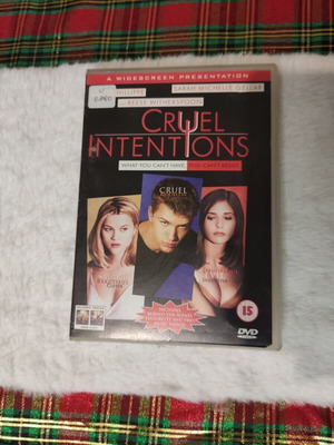 Cruel Intentions 1999 DVD used, romantic thriller with subtitles