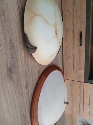 Ceiling lights used, set of 2 pieces