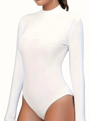 Women's white bodysuit new, size XL