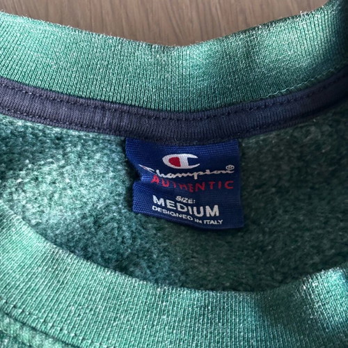 Champion long-sleeve shirt dark green size M like new