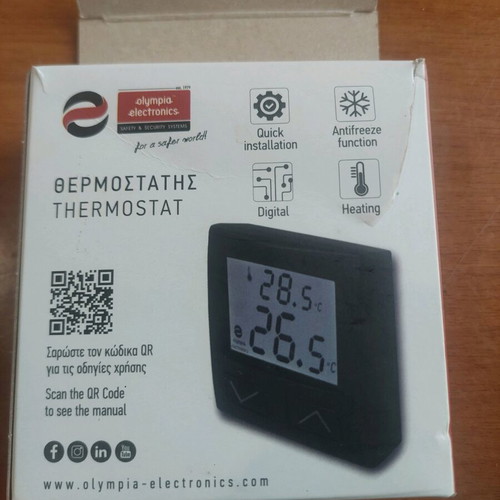 Olympia Electronics BS-830 digital room thermostat new