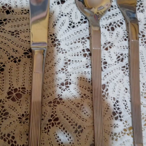 Inox Rostfrei Dh Solingen Cutlery Set like new, modern minimalist design