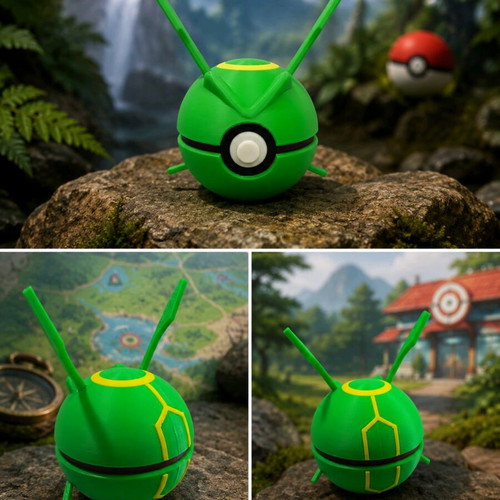 Pokéball Rayquaza like new 3D printed collectible