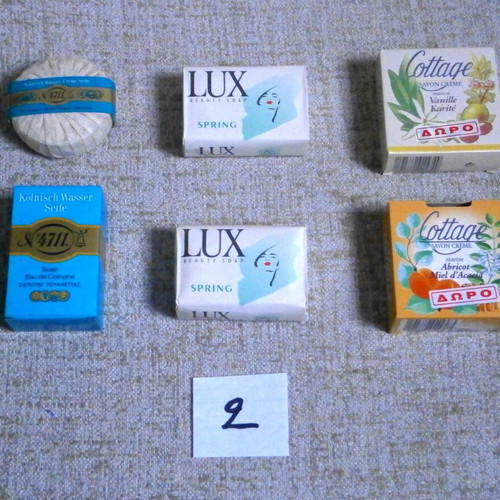Soaps new, pack of 6 pieces 4711 Lux Cottage Vintage Rare