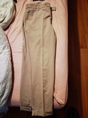 Vittorio Artist men's pants new, beige, size XL, summer
