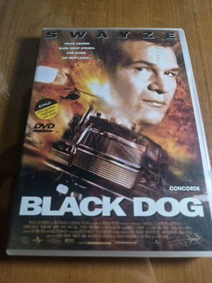 Black Dog DVD like new, action movie with Patrick Swayze