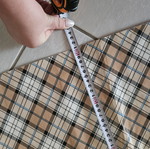 PVC tablecloth with checkered pattern