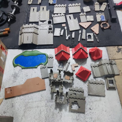 Playmobil Castle 3228 used, double set with minor missing parts
