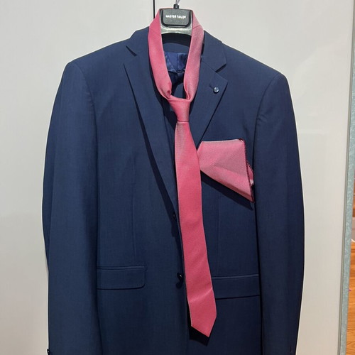 Master Tailor men's suit set 5 pieces new, blue