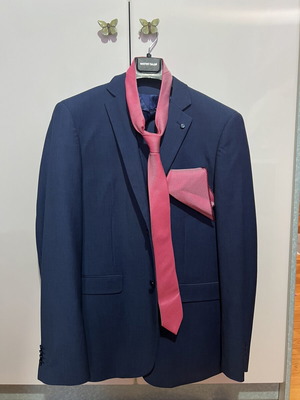 Ανδρικό κοστούμι Master Tailor σετ 5 τεμαχίων καινούργιο, μπλε