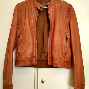 Δερμάτινο biker μπουφάν ZARA