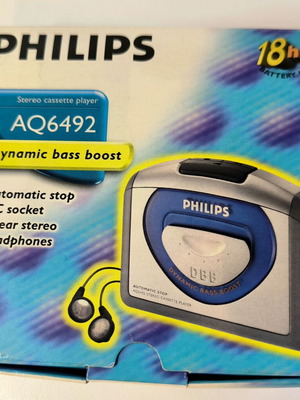 Philips AQ6492 Walkman portable cassette player mint new in box