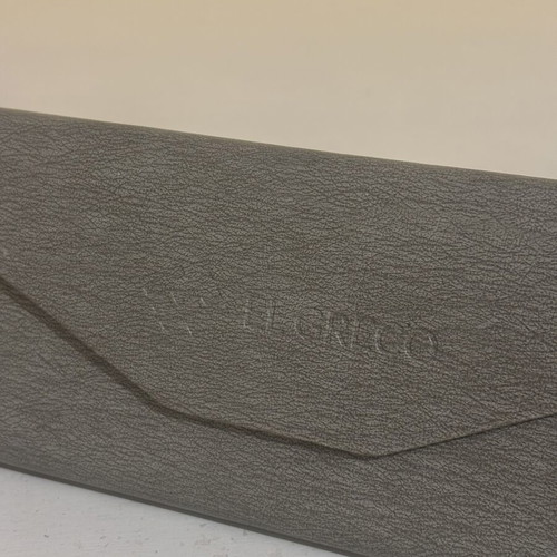 El Greco folding hard glasses case gray like new