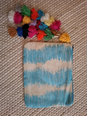 MyFashionFruit blue envelope bag like new