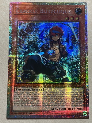 Yu-Gi-Oh CORI Crackle Blitzclique Starlight Rare card near mint