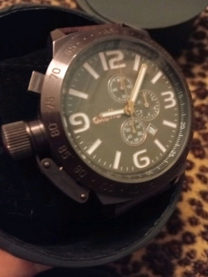 Ρολόι Oxette ανδρικό καφέ σαν καινούργιο μεγάλο