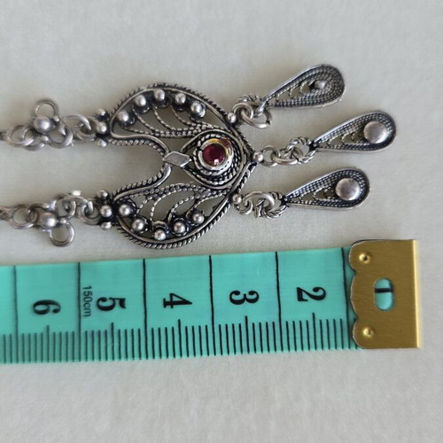Vintage 925 silver necklace, 44 cm