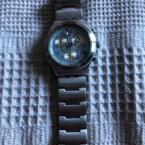 Swatch Irony used stainless steel watch silver