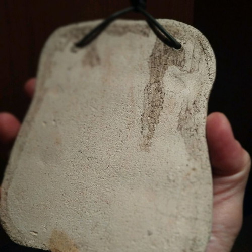 Ceramic used old folklore decoration