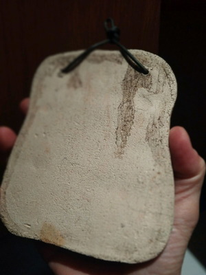 Ceramic used old folklore decoration