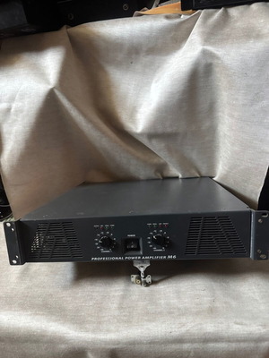 Professional Power Amplifier M6 like new, 2-channel audio