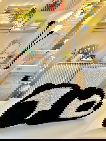 Tufted keyboard rug kung fu panda