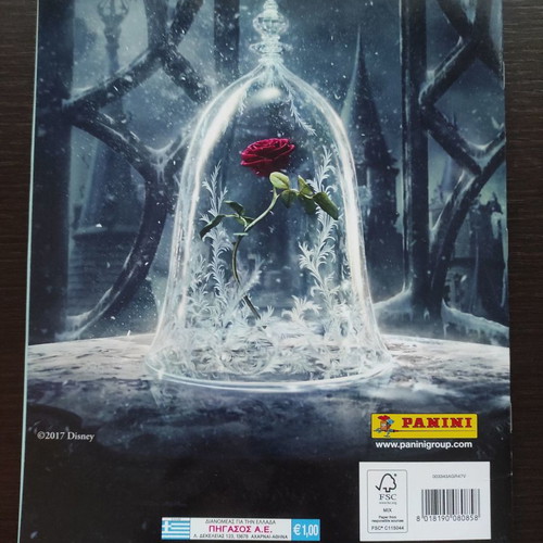 Panini album Beauty and the Beast used