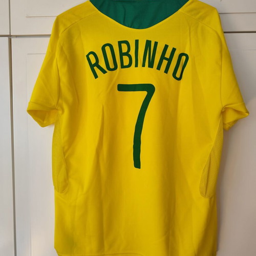 Brazil Jersey Robinho No7 2006/07 used official replica