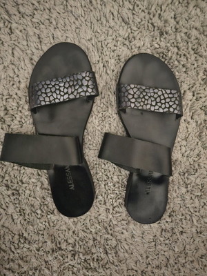 Alessandra sandals used, model Mpalos-Crete, dark blue mosaic