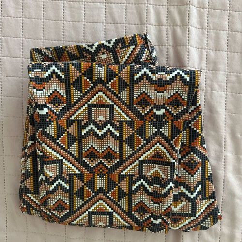 H&M patterned high-waisted pants like new, size 36