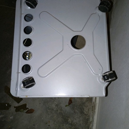 InterGas gas heater used with 3 burners and 4 wheels