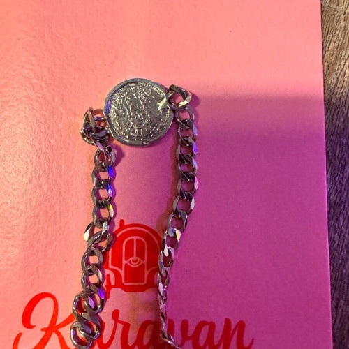 Steel bracelet Konstantinato like new, silver color