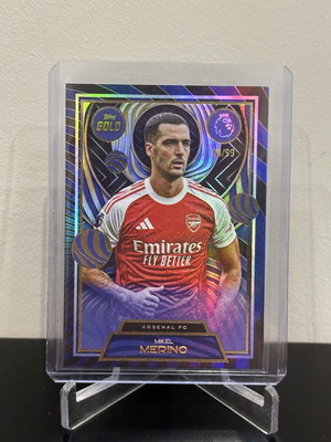 Topps Gold Mikel Merino κάρτα Arsenal σαν καινούργιο, περιορισμένη 99