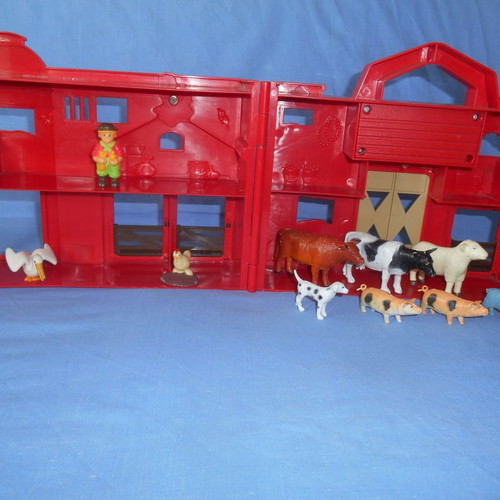 Farm with animals used, Red Box