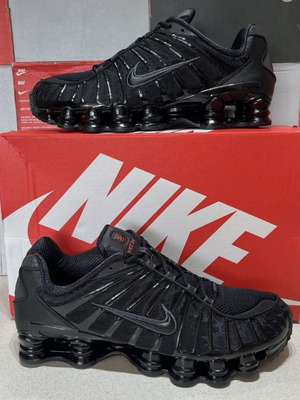 Nike Shox TL Triple Black нови спортни обувки