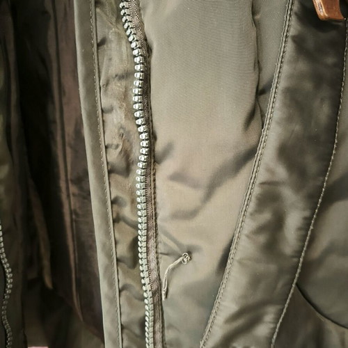 Hetregó women's brown jacket medium like new, missing one button
