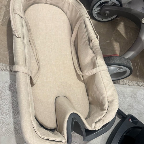 Stokke baby stroller set with car seat and carrycot