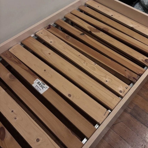 Jysk bed with slats and mattress