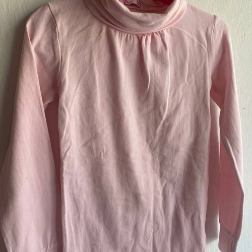Dpam turtleneck blouse for girls 8 years 126cm like new, pink cotton