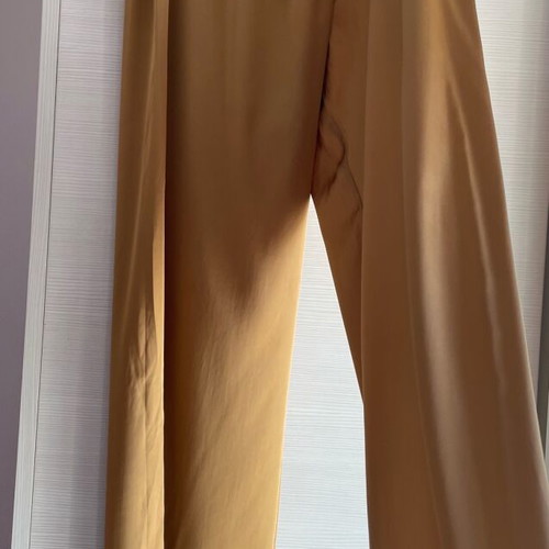 SunsetGo! Satin pants wide leg like new, gold size M