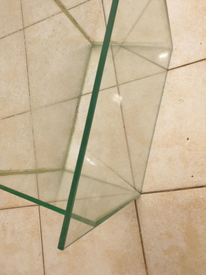 Glass container used, rectangular, 50x30 cm