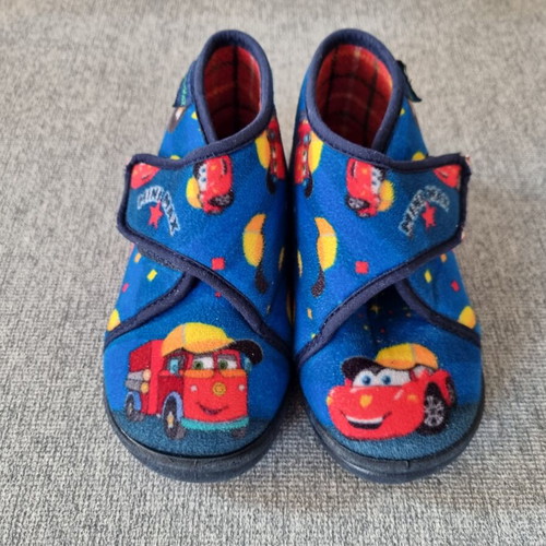Mini Max Anatomical Kids Slippers Size 25 Like New Blue